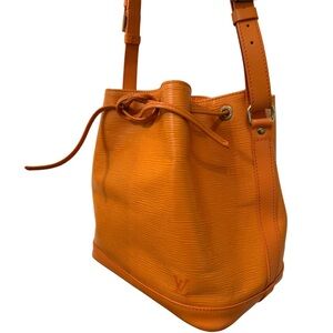 Louis Vuitton Petit Noe Epi Leather Bucket Bag
